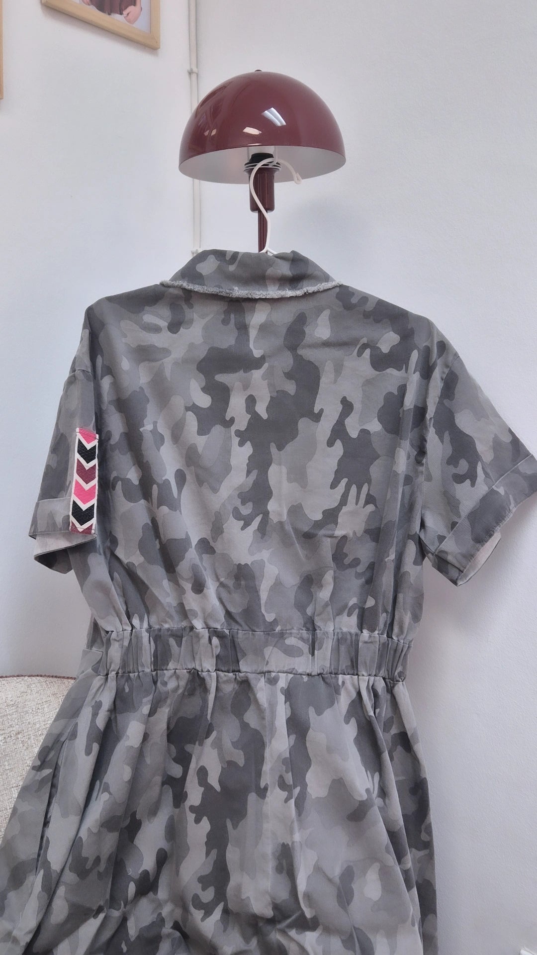 Vestido Militar gris