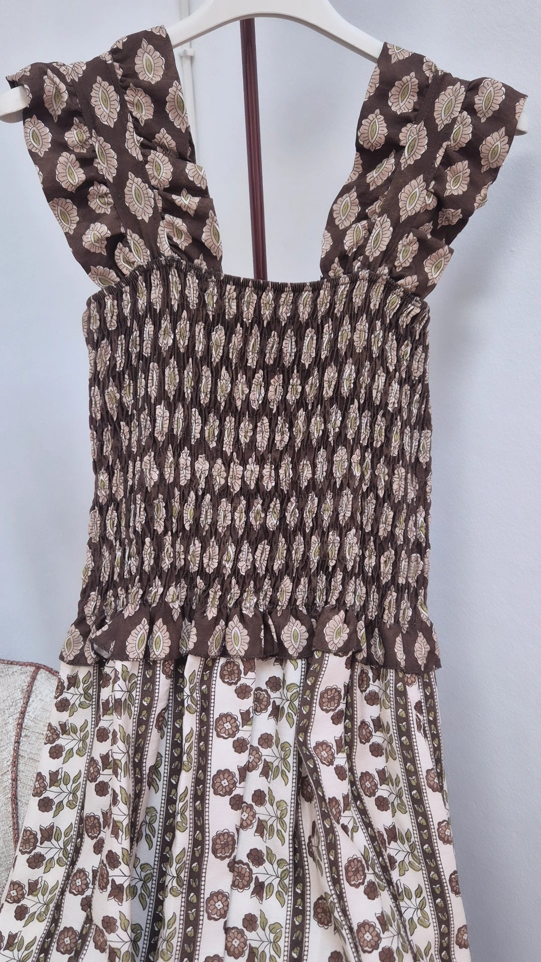Vestido Manola marrón