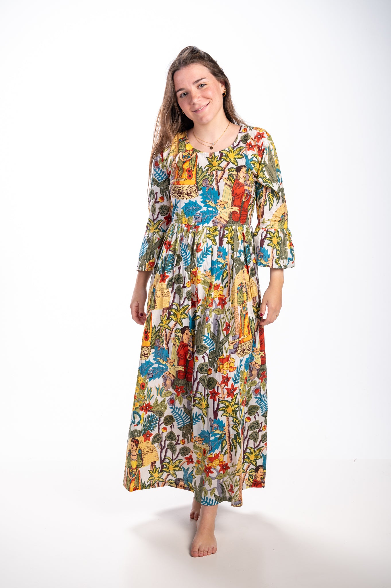 Vestido Sayam tropical