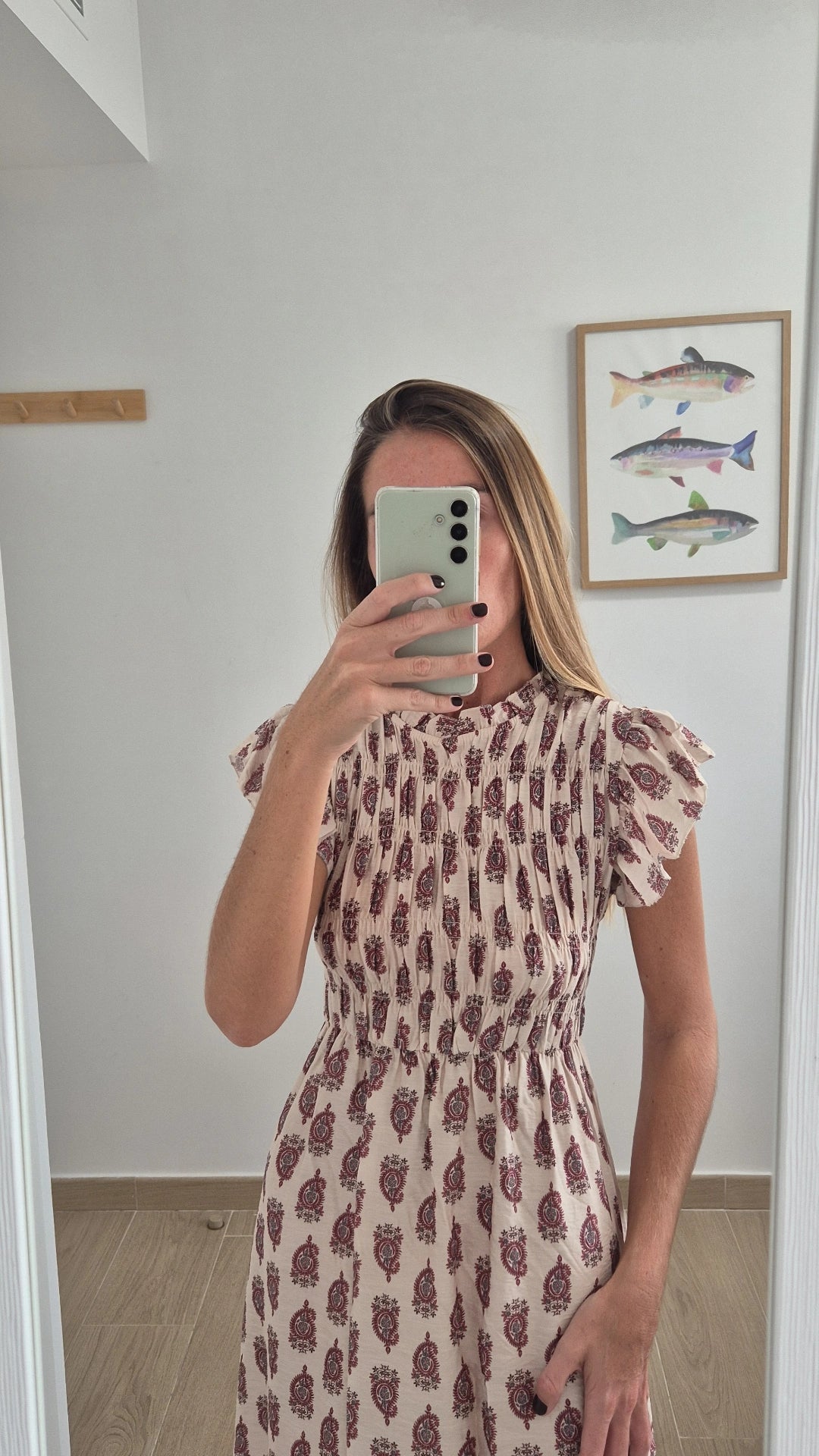Vestido Mariola burdeos