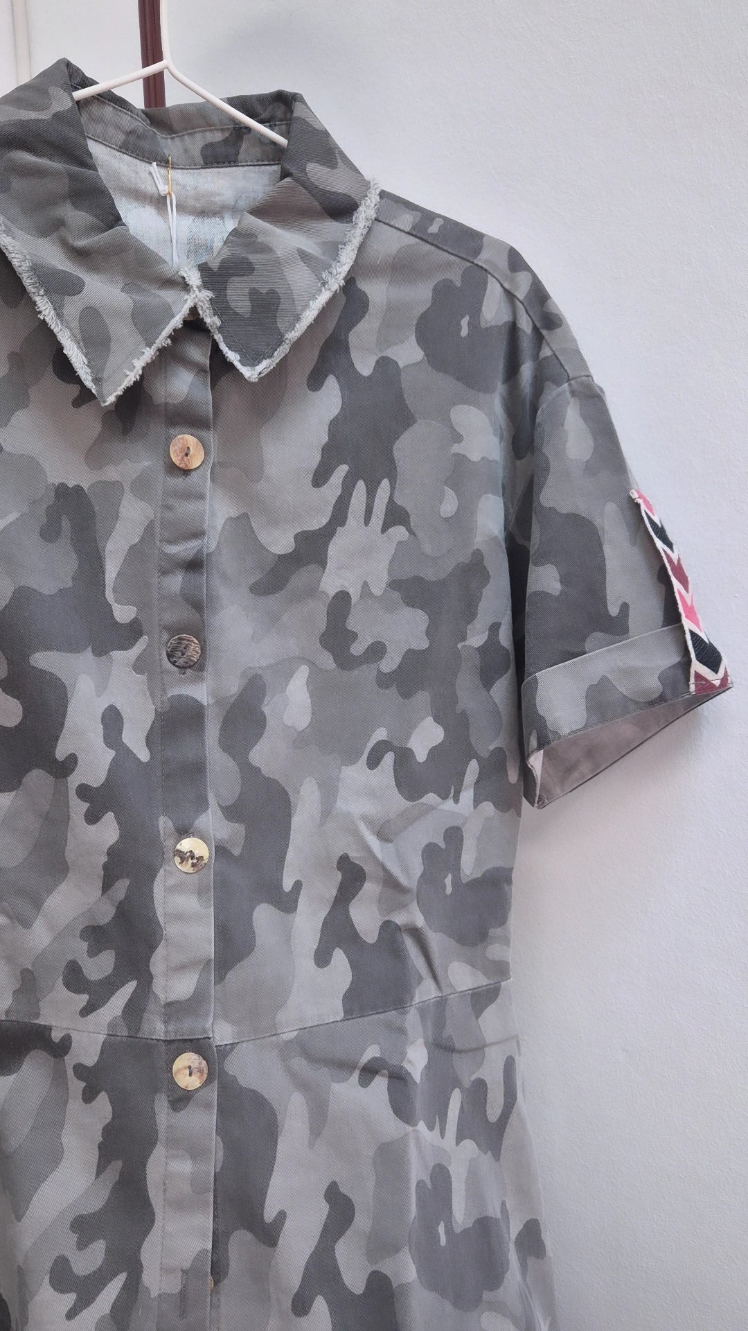 Vestido Militar gris