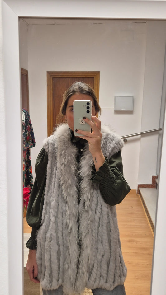 Chaleco 100% realfur