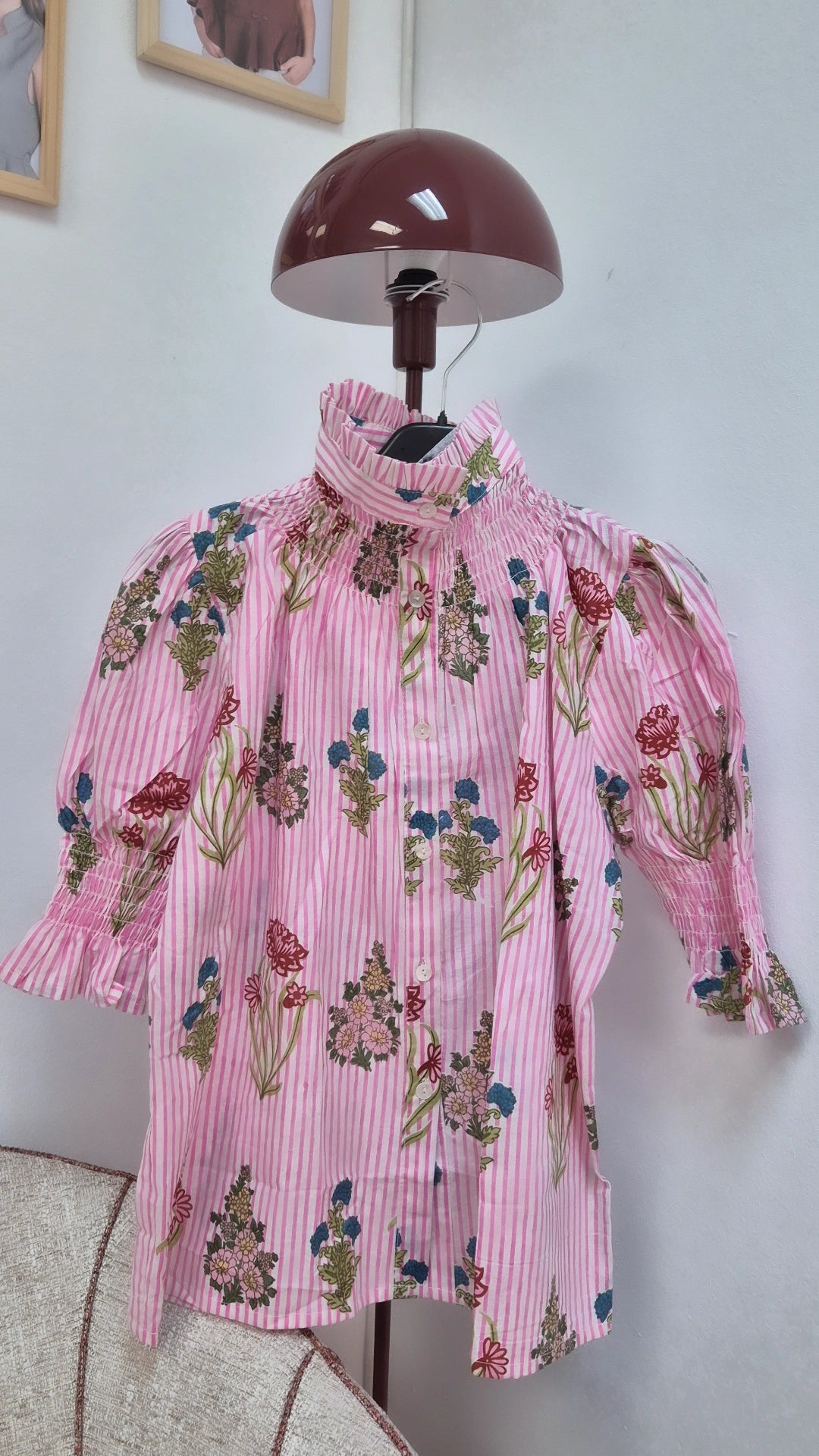 Blusa Florelia manga corta OO