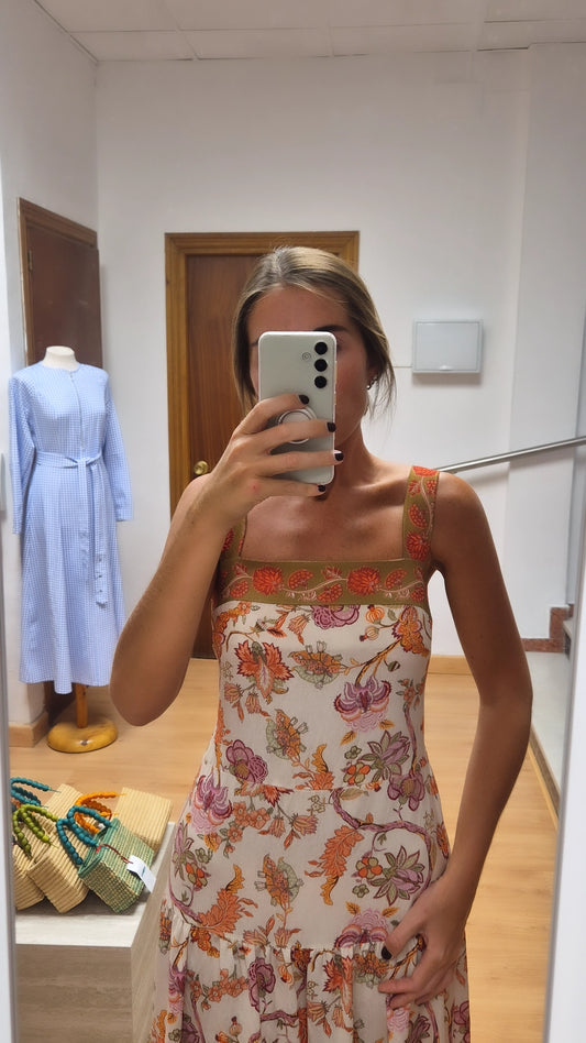Vestido Paola teja
