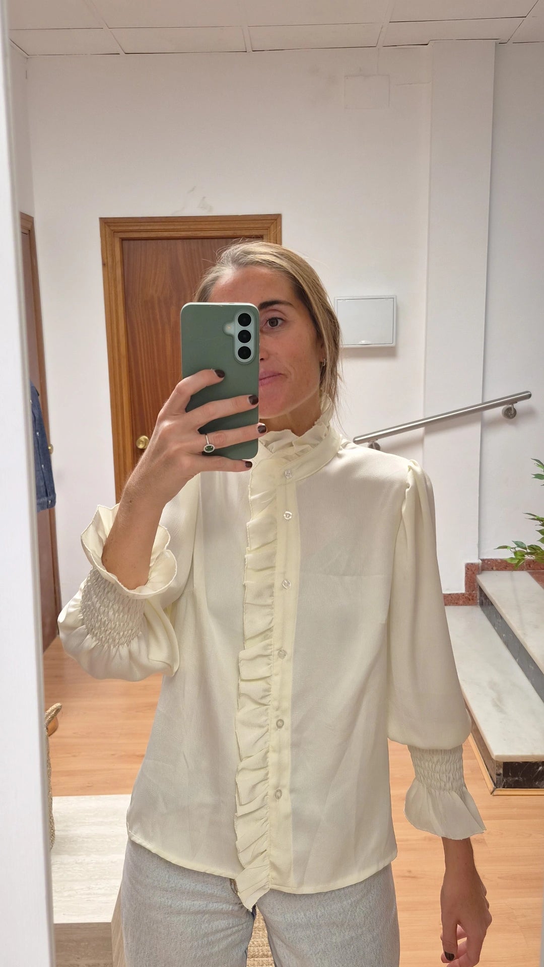 Blusa Carmela crudo