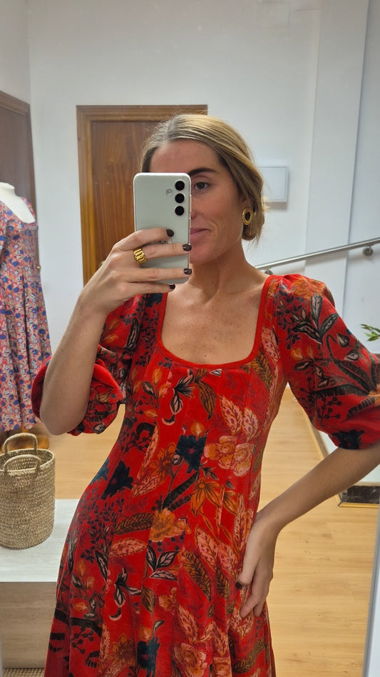 Vestido Moniquita con mangas Trazos de Amor