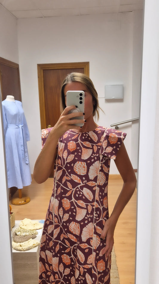Vestido Mar buganvilla