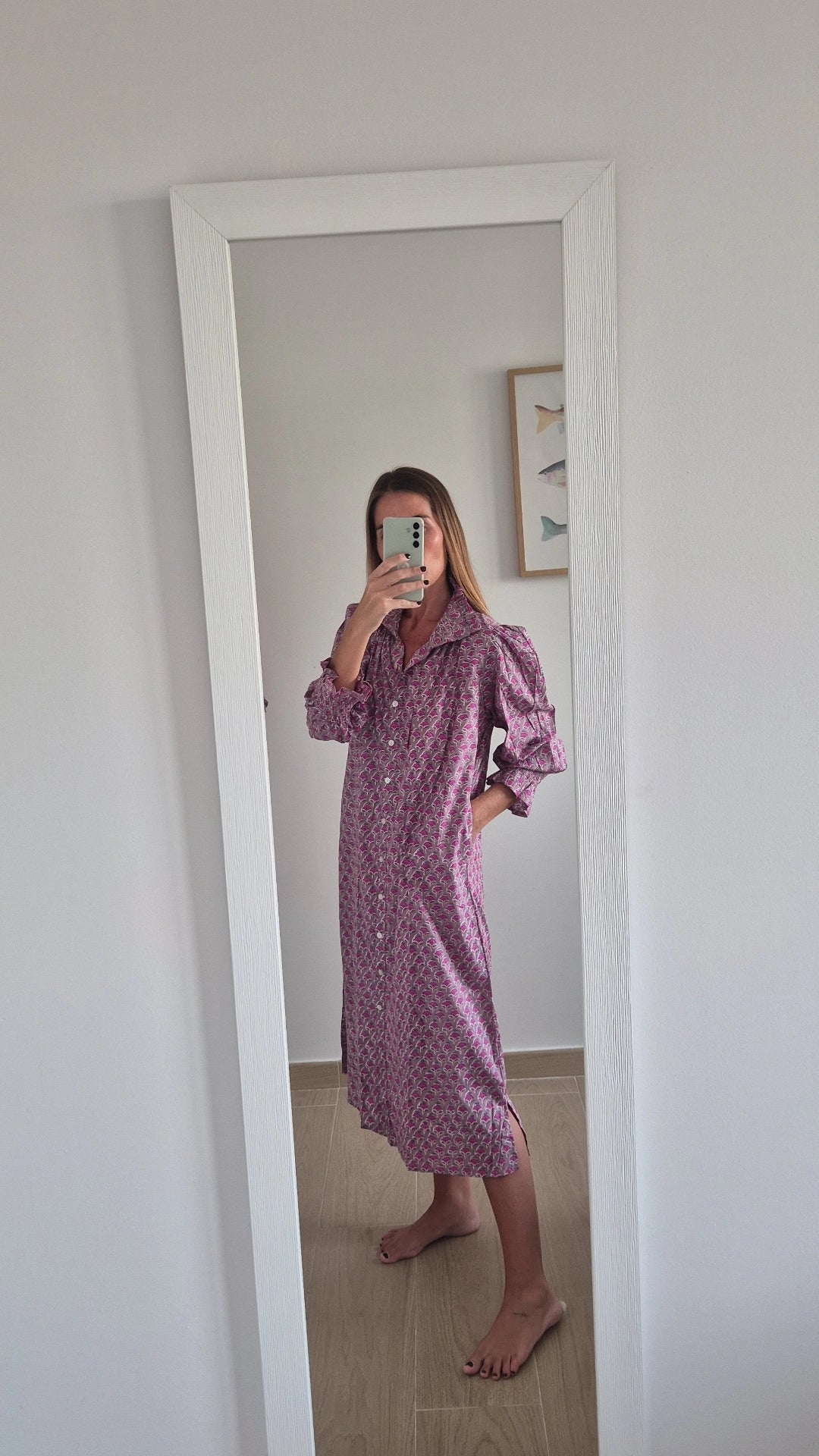 Vestido Florelia manga larga A