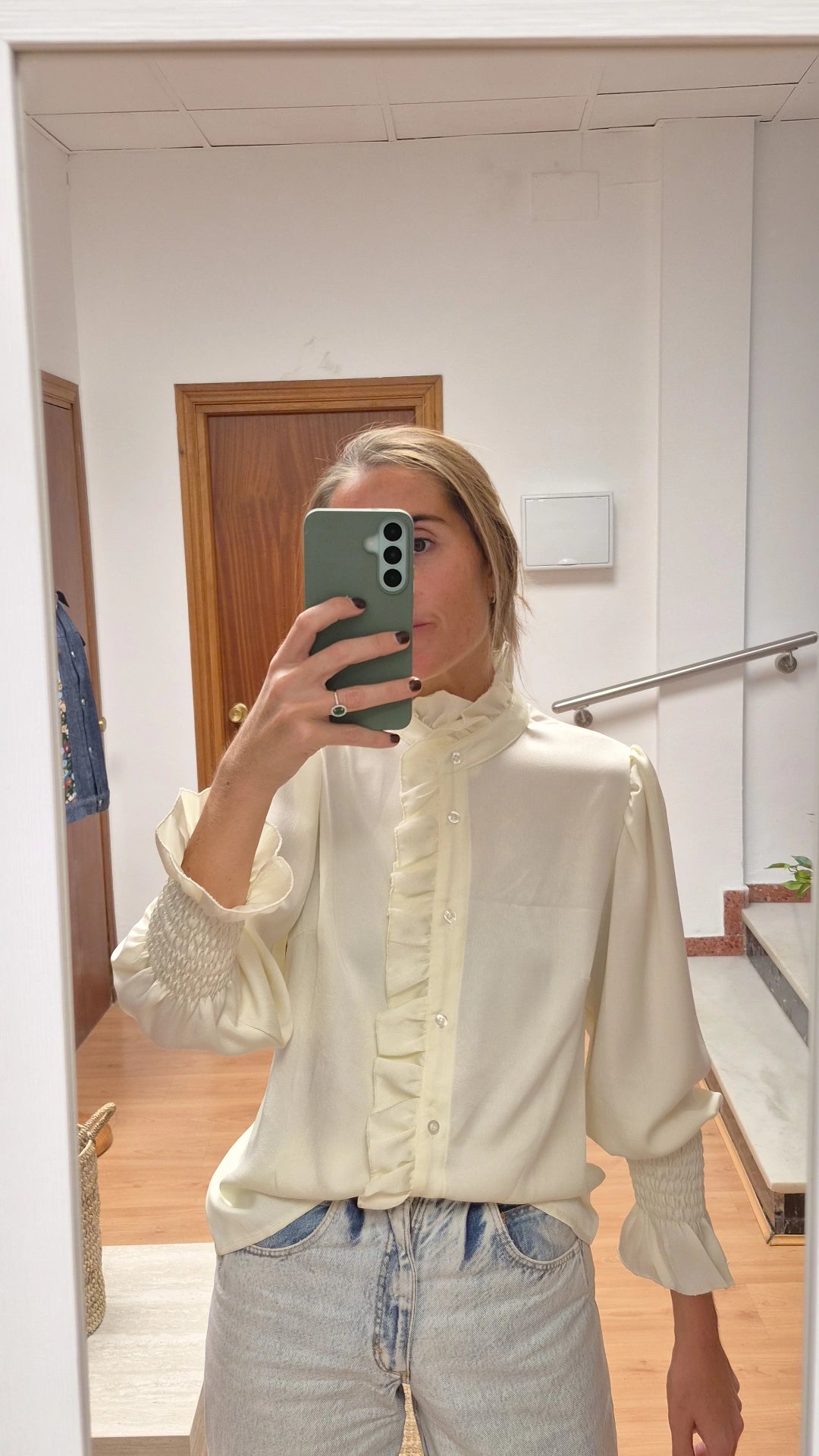 Blusa Carmela crudo