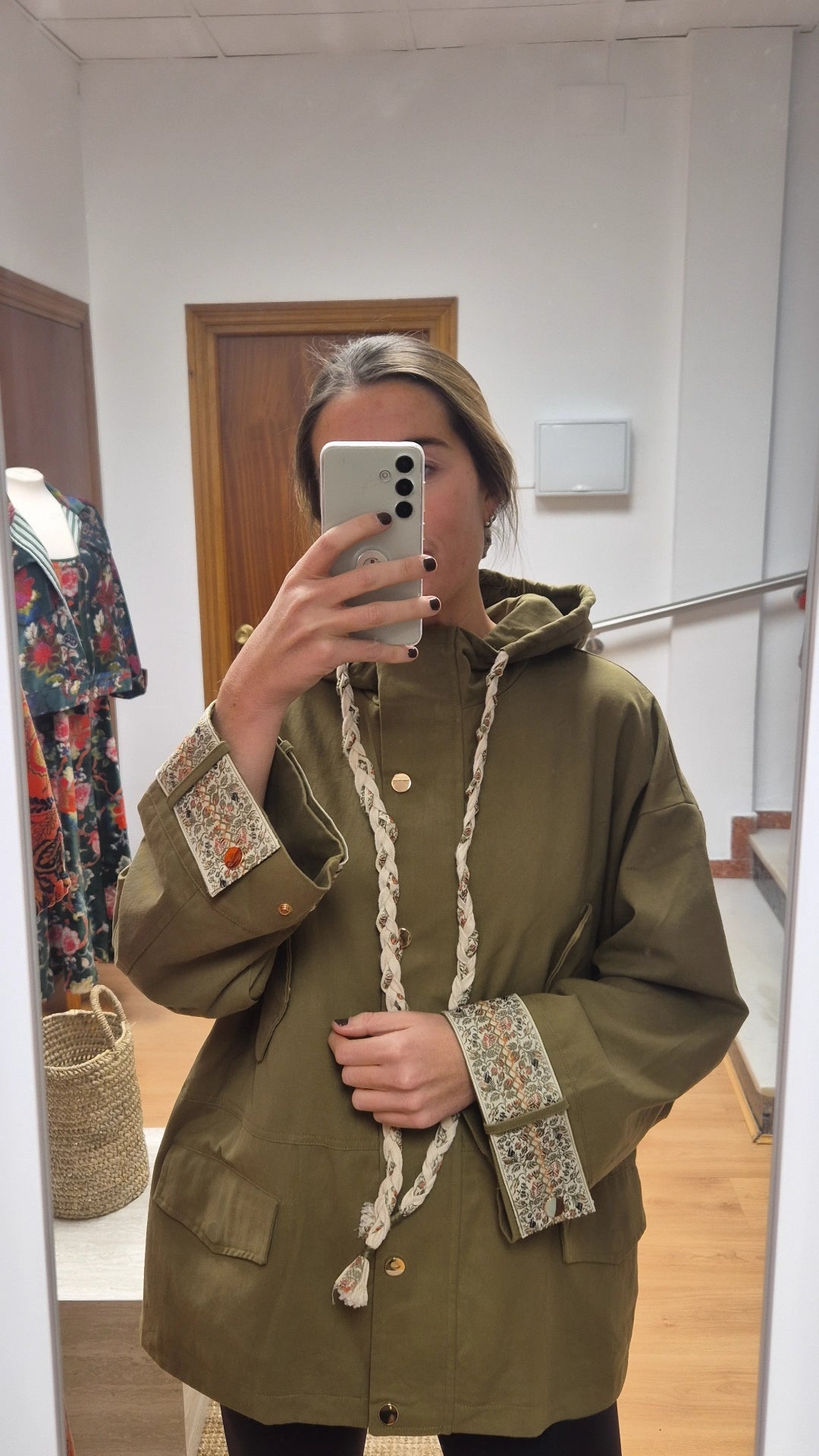 Parka Boho caqui