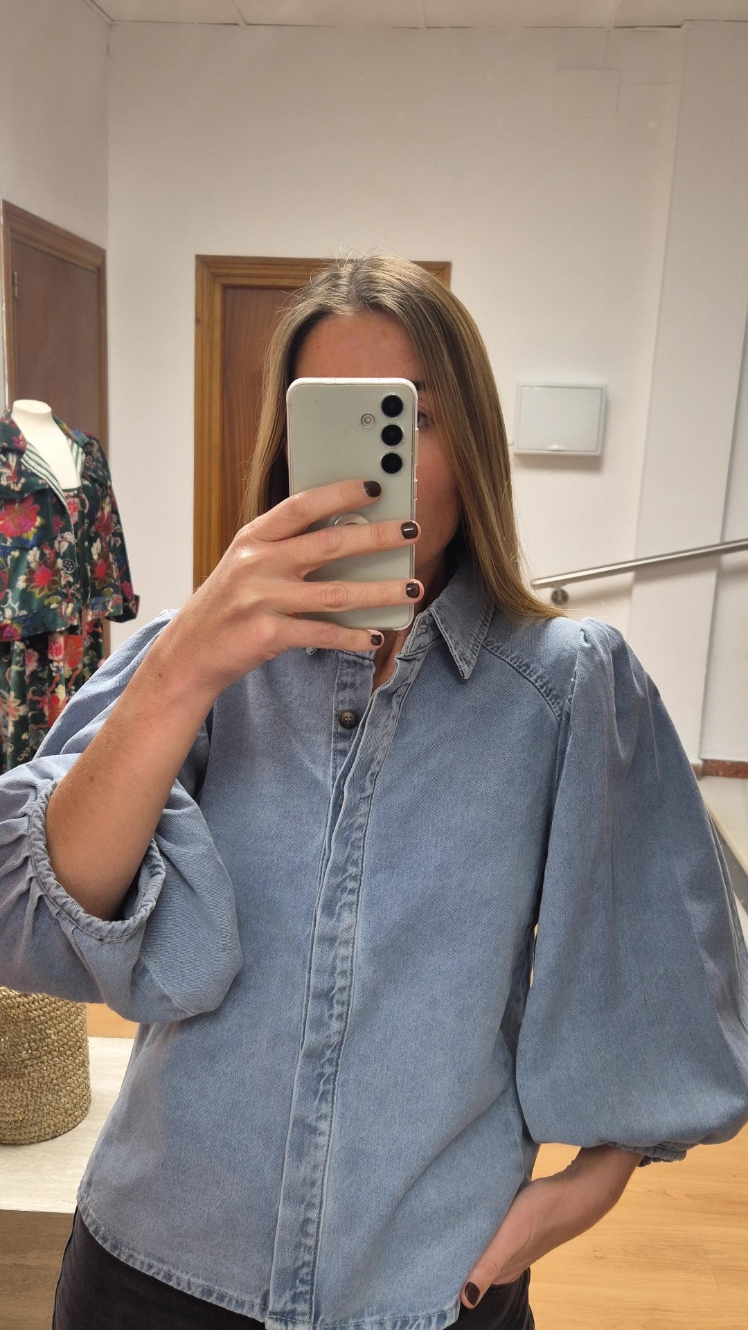 Camisa vaquera bombacha