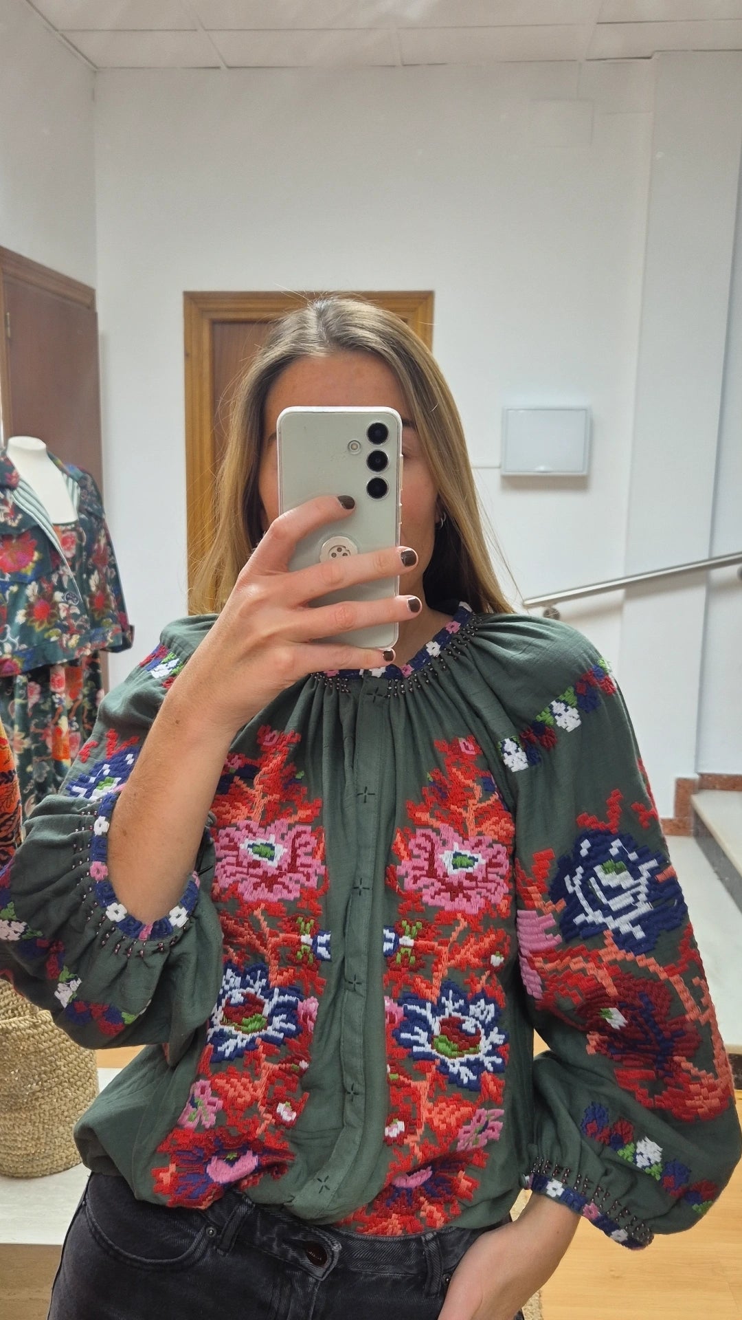 Blusa/Kimono Ankita verde