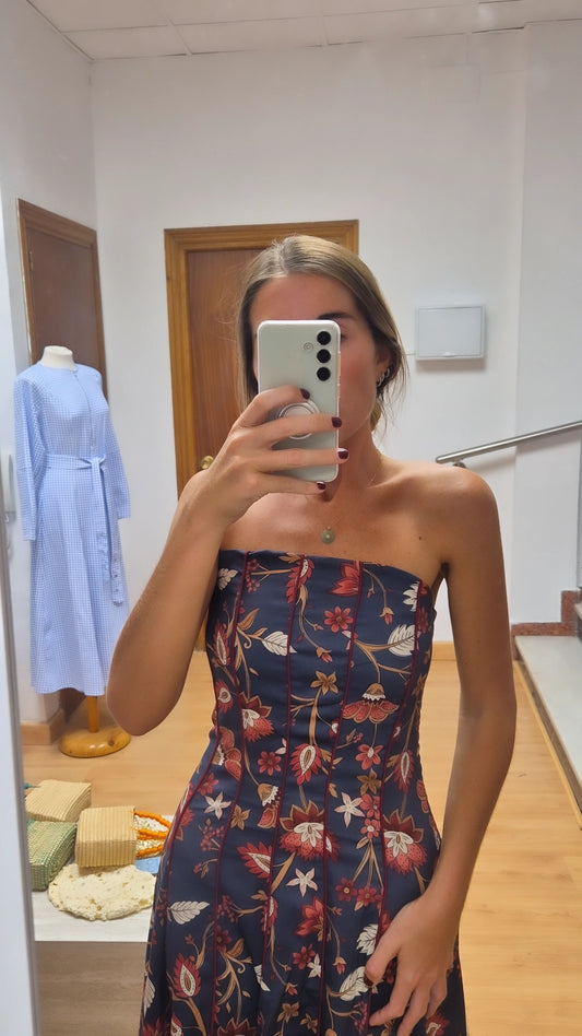 Vestido Cris blue