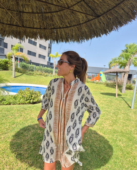 Vestido playero 100% algodón