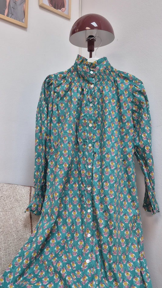 Vestido Florelia manga larga K