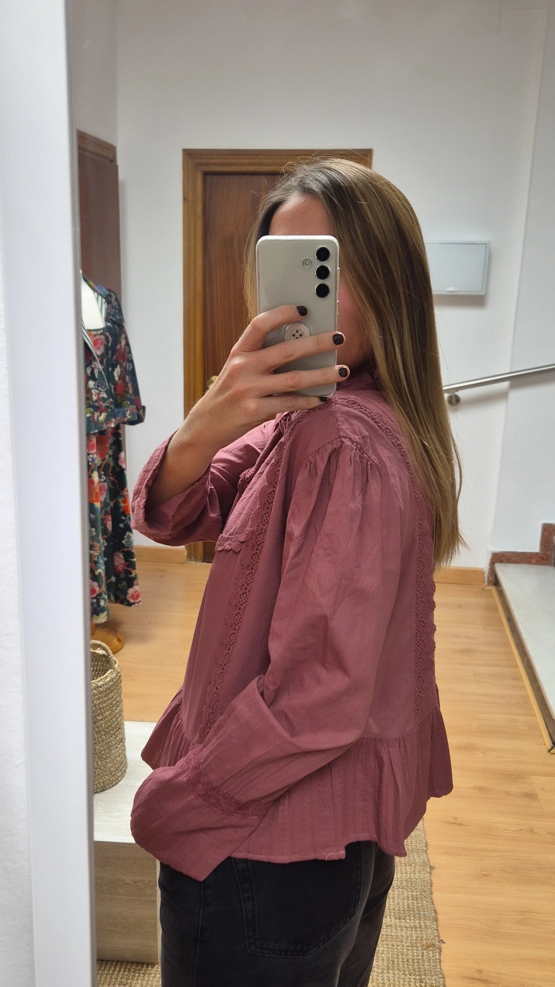 Blusa Martina malva