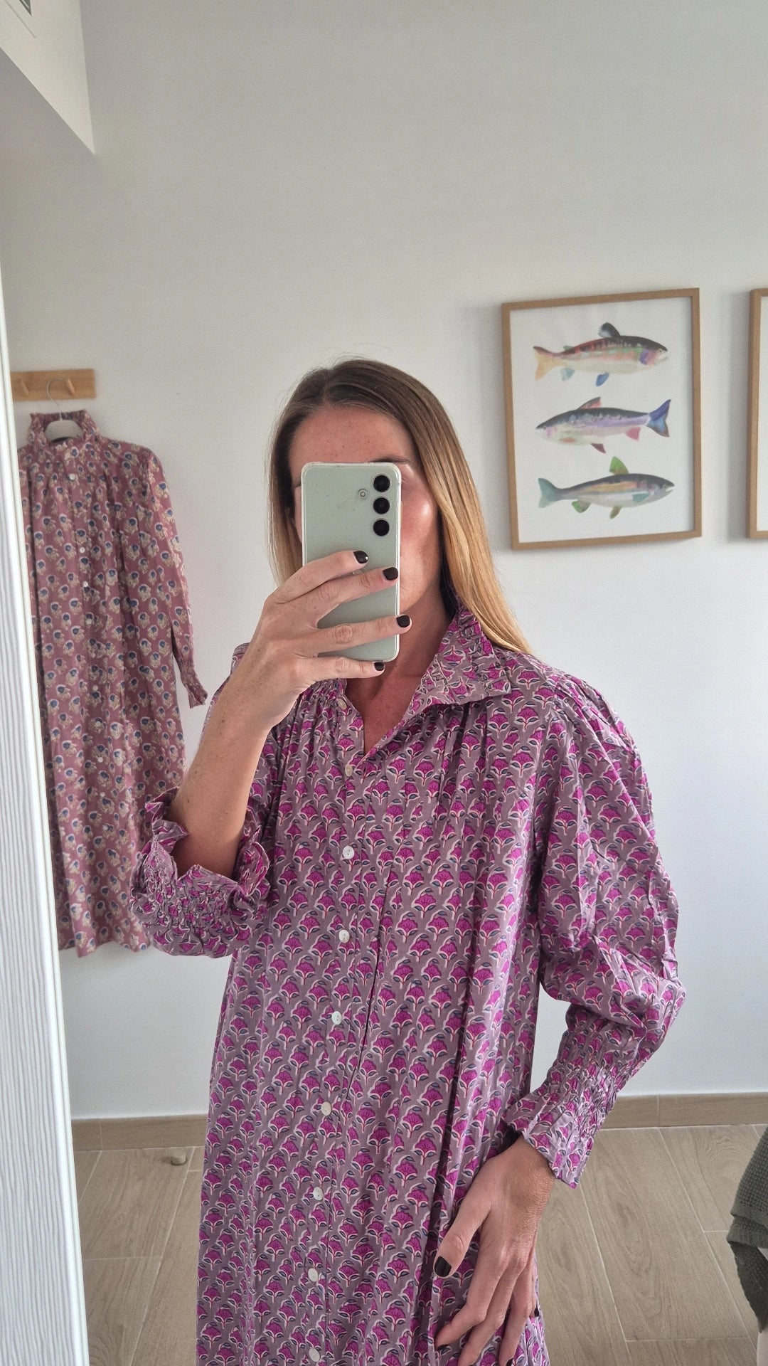 Vestido Florelia manga larga A