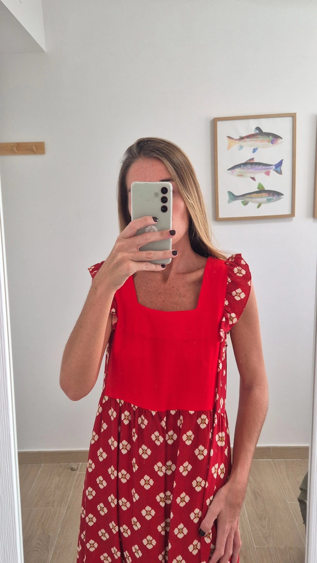 Vestido fresa